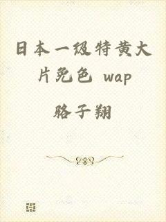 日本一级特黄大片免色 wap